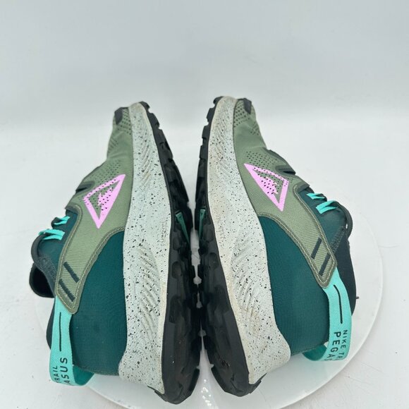 Nike Pegasus Trail 2 Women Sz 9.5 CK4309 300 Off Noir Limelight Laser Blue Shoe - Picture 6 of 11